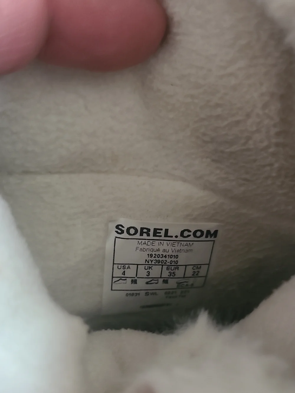 Sorel Black Whitney II Short Lace Snow Boots Girls Youth 4